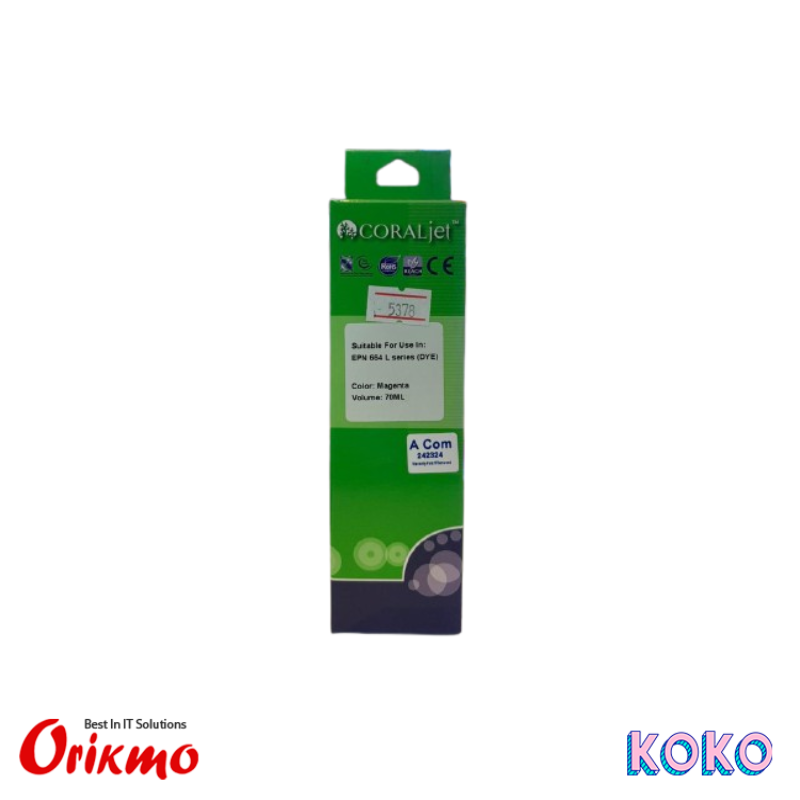 CORALJET EPSON 664 MAGENTA INK BOTTLE