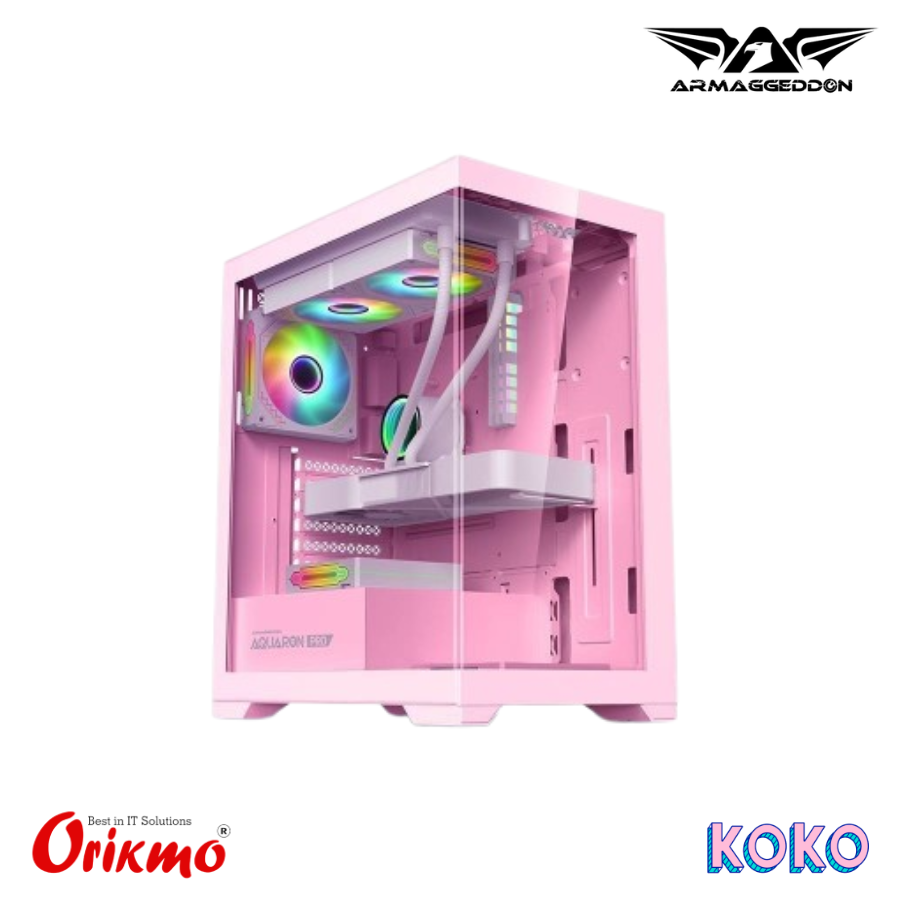ARMAGGEDDON AQUARON PINK GAMING CASING