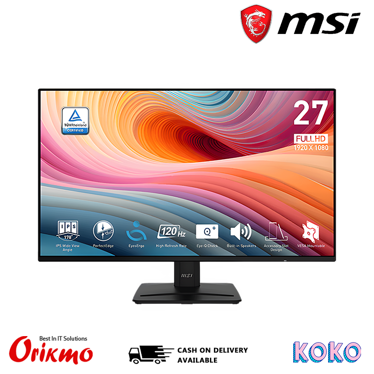 MSI PRO MP271A E2 27FHD 120Hz IPS MONITOR