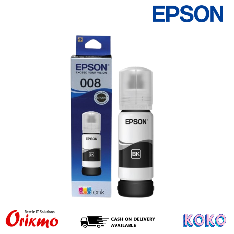 EPSON 008 BLACK INK BOTTLE