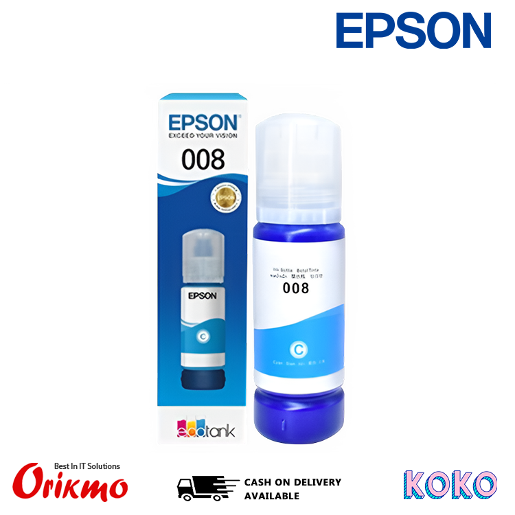 EPSON 008 CYAN INK BOTTLE